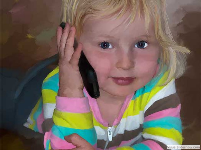 Amelie on the Phone